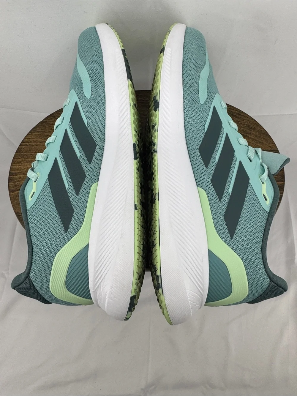 Like New! Adidas Womens Runfalcon 5 Cloudform Running Shoes, Mint Aqua Teal, 7